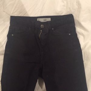 Topshop Black Skinny Jamie Jeans
